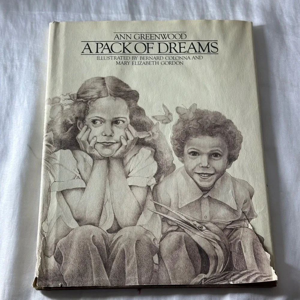 Ann Greenwood A Pack of Dreams Childrens Book Fair Vintage 1978 Hardcover Whimsy